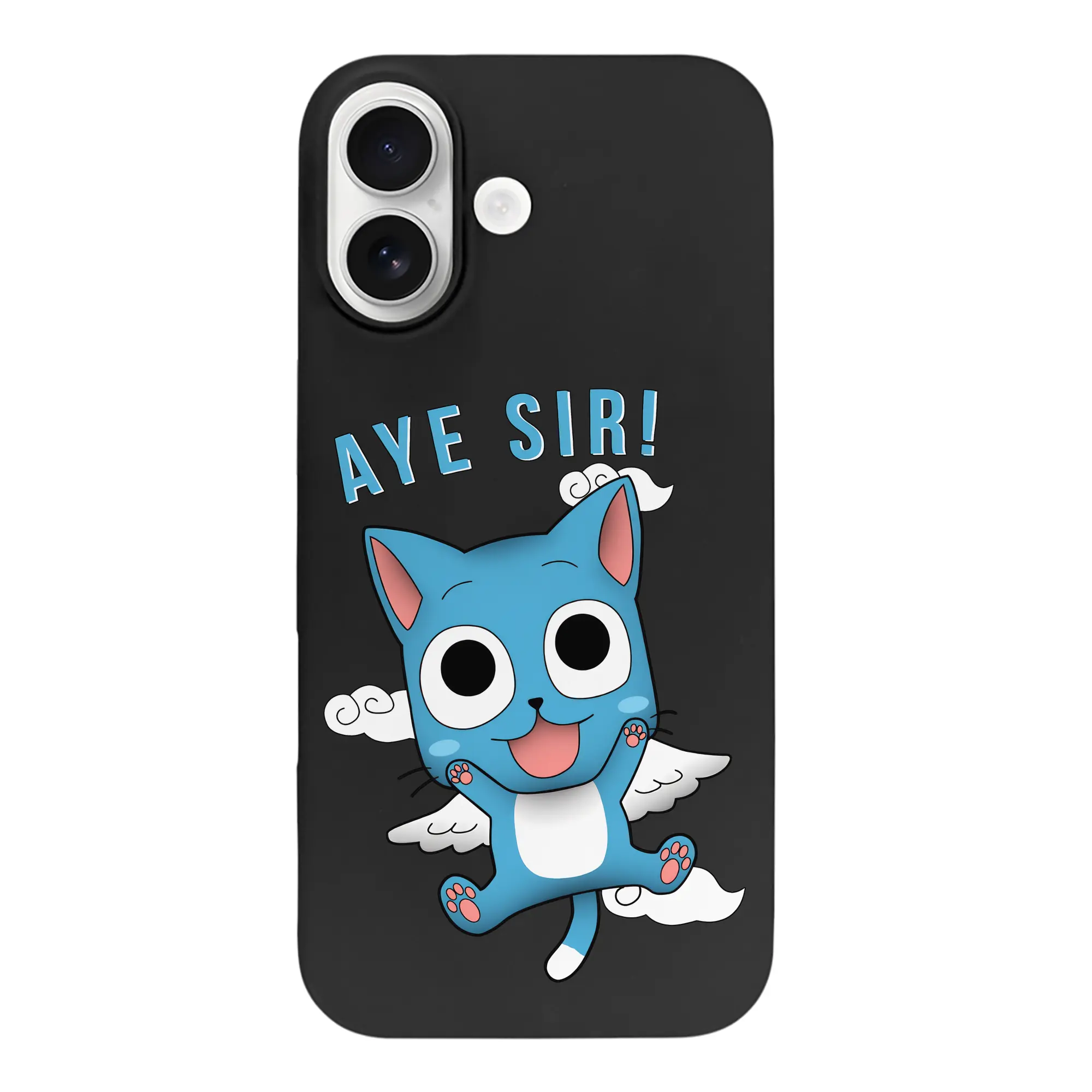 フェアリーテイル グッズ ハッピー - iPhone 17 シリーズ シリコンケース 薄型 耐衝撃 指紋防止 ソフトタッチカバー 精密フィット 傷防止 保護ケース iPhone 17/17 Air/17 Pro/17 Pro Max 対応